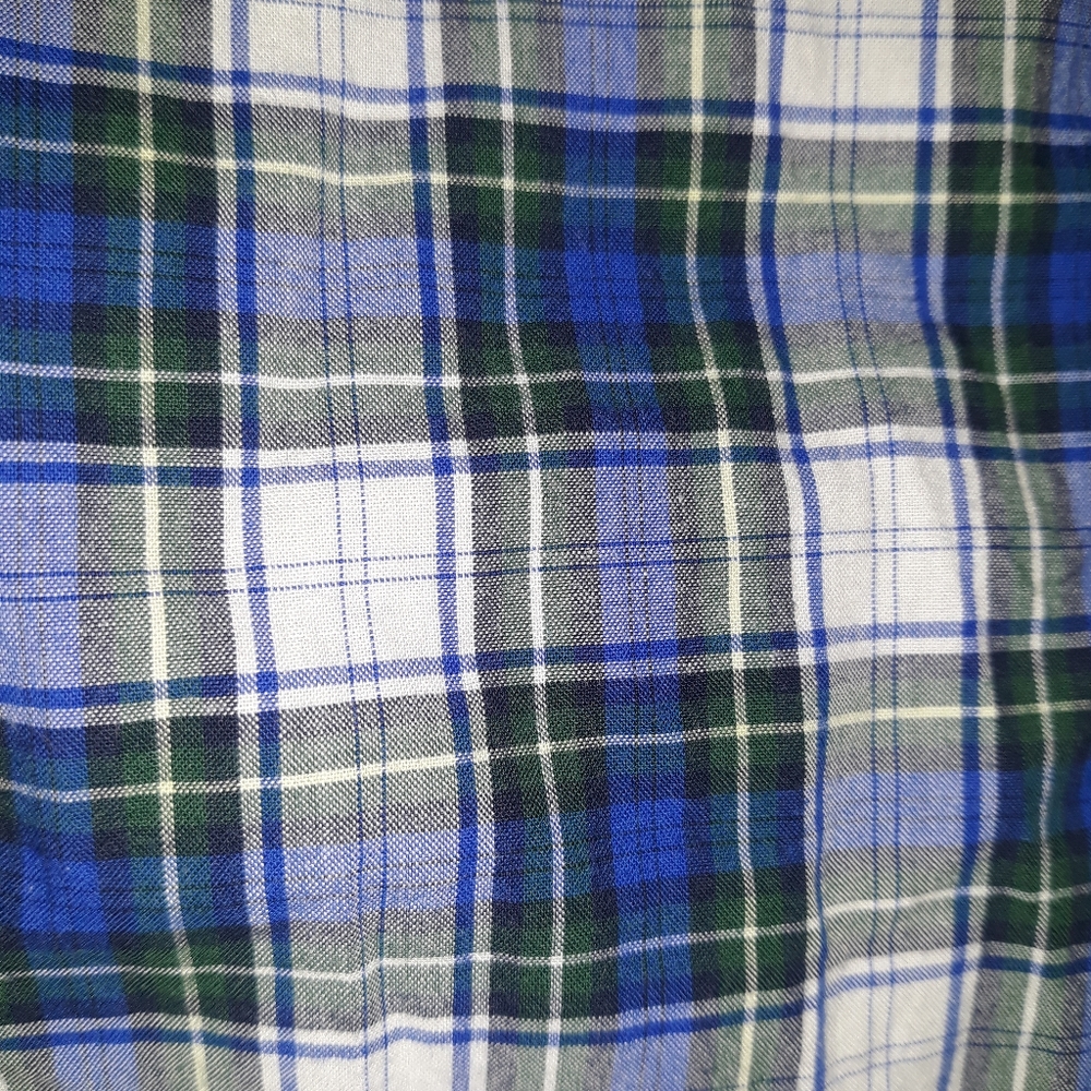 Men's Plaid American Eagle Button Down Size M - Picture 4 of 4